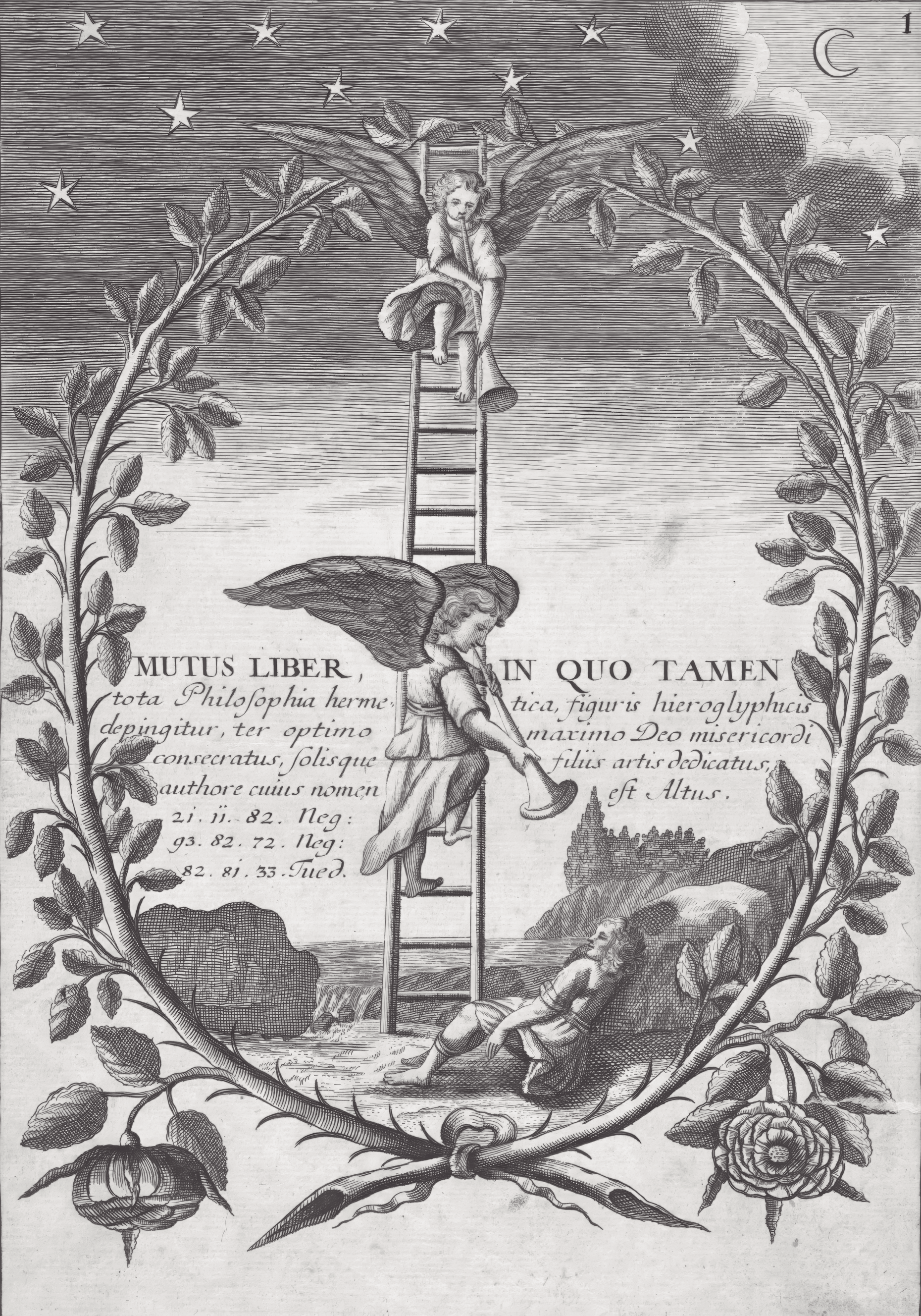 Mutus Liber - Plate 1