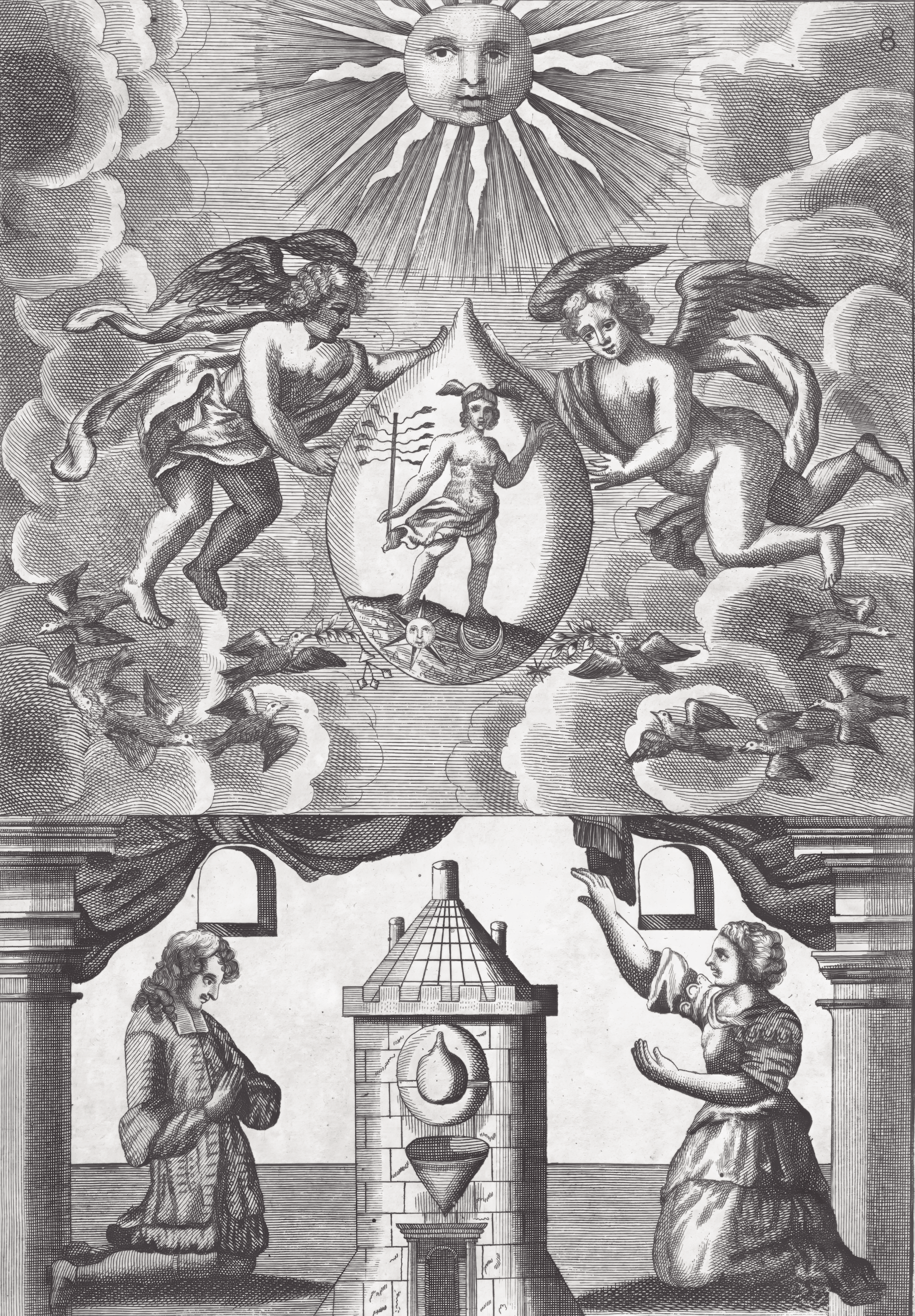 Mutus Liber - Plate 8