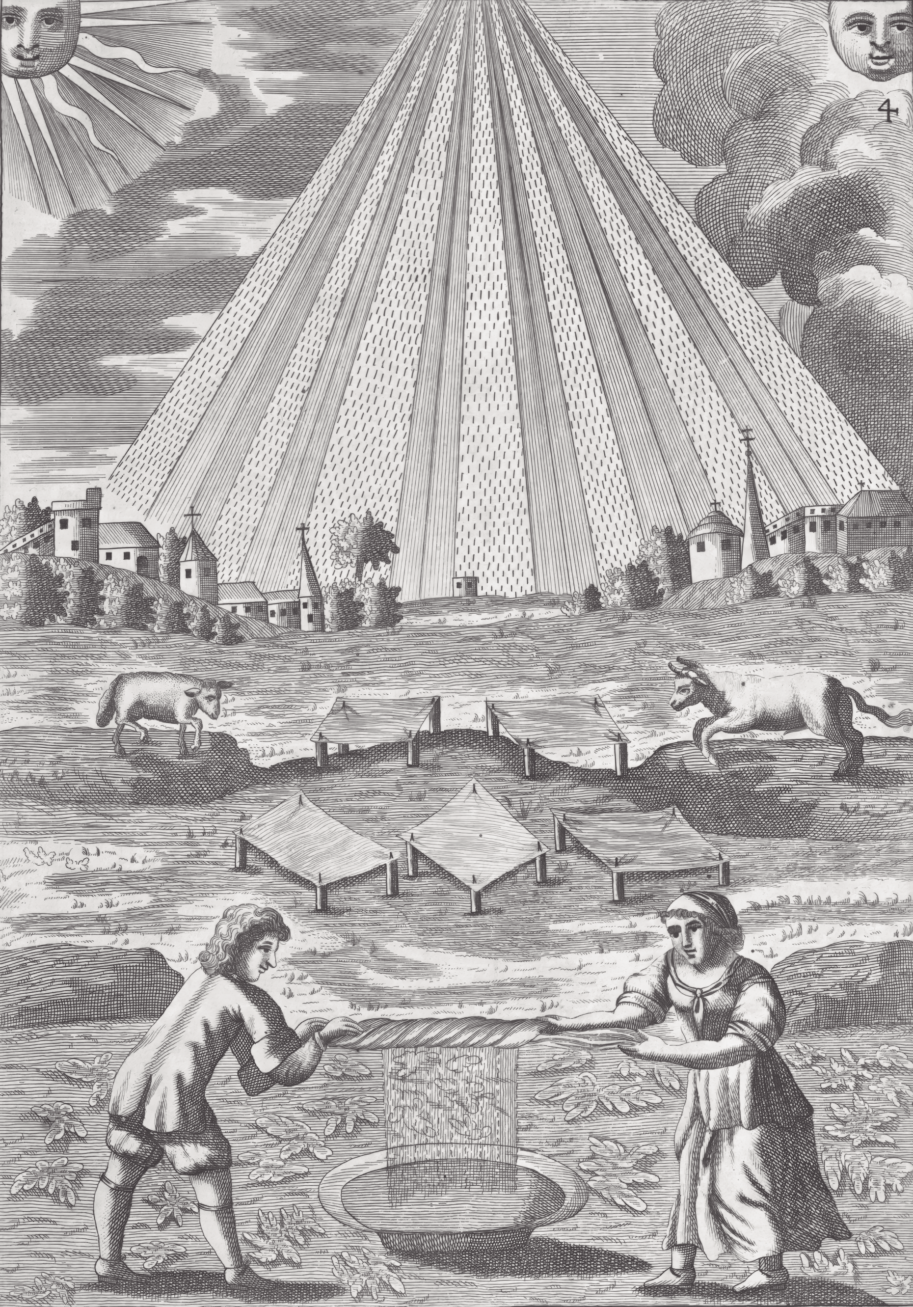 Mutus Liber - Plate 4